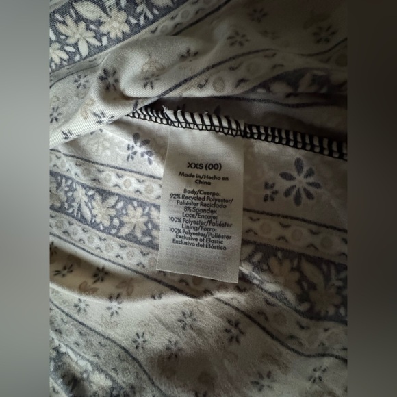 No Boundaries Black and Cream Tiered Maxi Dress - Picture 8 of 9